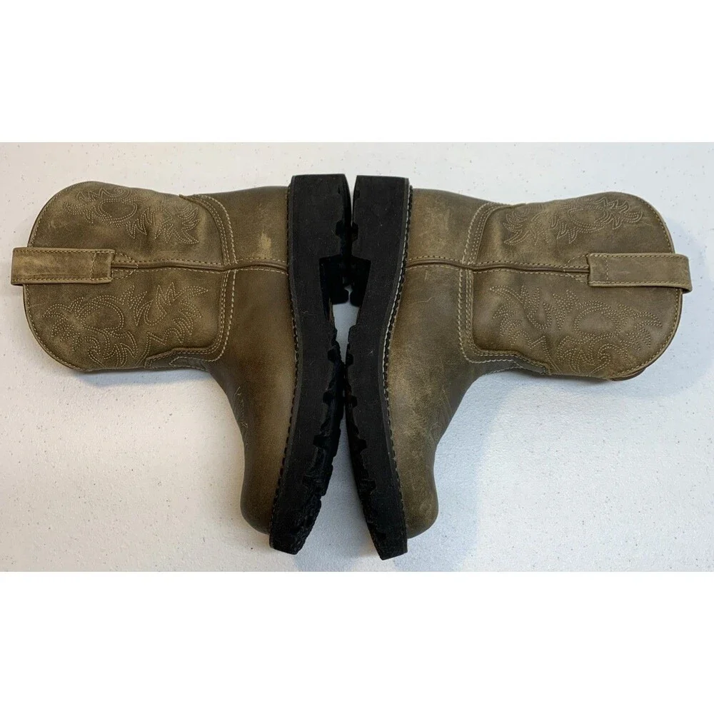 Ariat Fatbaby Western Boots Womens 8 14729 Brown Leather - Picture 3 of 14